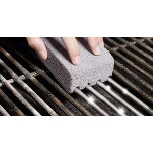 BBQ Grill Cleaner - Vulkanische steen Reiniger - Barbecue Rooster Schoonmaak steen 2 stuks