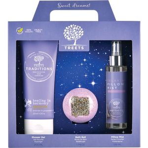 Treets - Sweet Dream Giftset - Lavender - 3 Producten - Cadeau - Valentijn - Vrouwen - Verfrissend