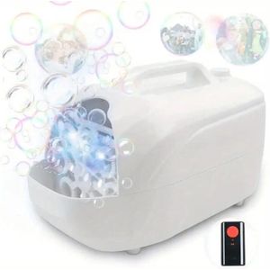 Nivard Bellenblaas Pistool - Bellenblazer - Bellenblaas Speelgoed - Bubble Blaster - Bellenblaasmachine - Speelgoed - Machine - Wit - Met Afstandsbediening