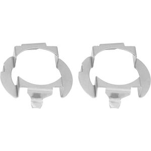 H7 LED Adapter Auto Koplamp - 1 Paar Lamp Houders Base Retainer Adapter in Aluminium, Geschikt voor LED H7 Lampen - 38 x 34 mm