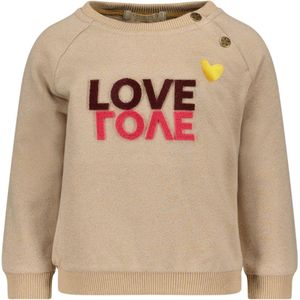 Like Flo - Sweater Gigi - Grey melee golden lurex - Maat 80