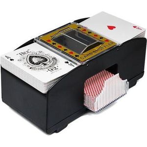 Automatische kaartschudder voor poker en blackjack - Schudt 1 of 2 pakjes kaarten tegelijkertijd