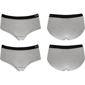 Apollo Dames Hipster Grijs Bamboe 2-pack - Maat  S