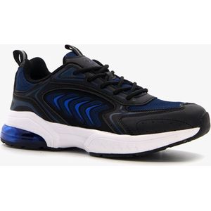 Osaga - Rex - Kinder sportschoenen - Zwart/Blauw - Maat 38 - Uitneembare zool