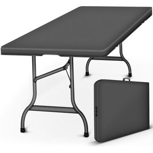 Buffettafel inklapbaar - Inklapbare tafel - 180x75cm - Vouwtafel - Campingtafel - Partytafel - Must have!