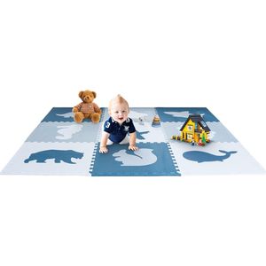 Little Toby Speelmat Baby – Speelkleed Foam – 180 x 180 cm – Blauw