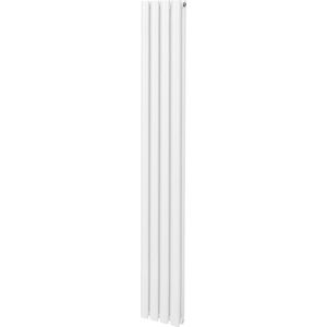 Ovale Kolomradiator - 1800mm x 240mm - Wit