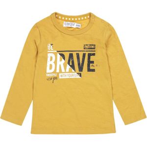 Dirkje - T-shirt - Lange - Mouw - Ochre - Brave - Maat 56