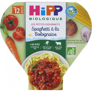 HiPP Les Petits Gourmets Spaghetti Bolognese van 12 Maanden Biologisch 230 g