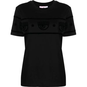 Chiara Ferragni • zwart t-shirt met logo • maat XXS