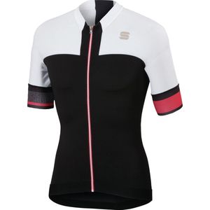 Sportful Fietsshirt korte mouwen Heren Zwart Wit / SF Strike Jersey-Black/White-M