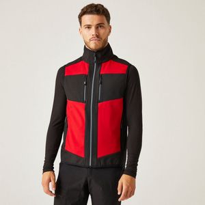 Regatta E-volve Unisex 2-Layer Softshell Bodywarmer RG907 - CLASSIC RED/BLACK - S