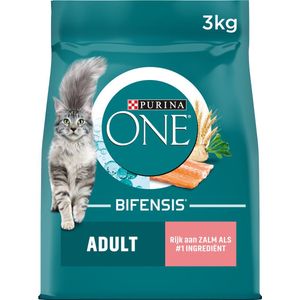 Purina ONE Adult - Kattenvoer - Zalm & Volkoren Granen - 3kg
