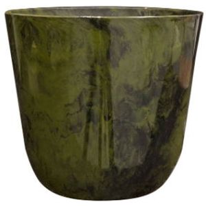 Pot Palermo marble green D21 H19 cm