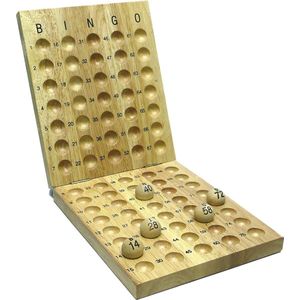 Hot Games Bingo controlebord hout 75 bal