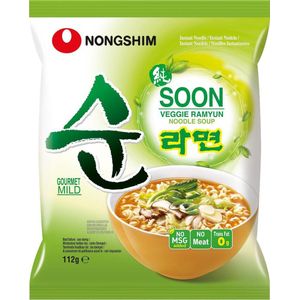 Nong Shim Instant Noedels Ramyun Soon groenten 112 g