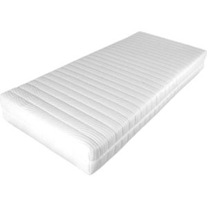 Matras - 90x200 - 7 zones - koudschuim - premium plus tijk - 15 cm - medium & hard