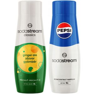 2x SODASTREAM Gembersiroop + PEPSI Waterconcentraat
