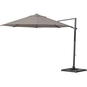 4 Seasons Outdoor Parasol Siesta - Diameter: 350 cm - Taupe