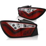 Achterlichten SEAT IBIZA 6J 3D 06 08-12 ROOD HELDER LED STRIP