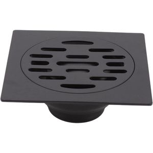 Grote Roestvrijstalen Doucheput met Filter en Deksel - Vierkante Douchegoot met Grote Diameter - Afvoerput voor Badkamer en Toilet met Rooster - RVS.afvalkoker - Vierkante Douche-afvoer.