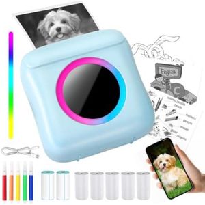 Lexium Mini Printer - Mini Printer Voor Mobiel - Pocket Printer - Mobiele Fotoprinter - Mini Printer - Mini Printer - Pocket Printer