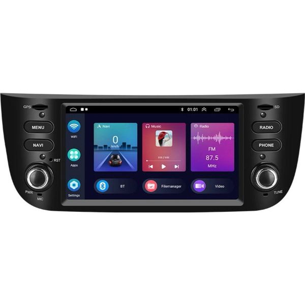 Fiat Bravo 2007-2014 android autoradio met Navigatie, Bluetooth en  Handsfree bellen, - Per