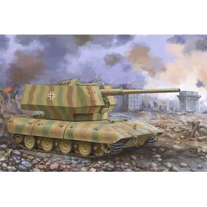 1:35 Trumpeter 09585 E-100 Flakpanzer w/12.8cm Flak 40 Plastic Modelbouwpakket