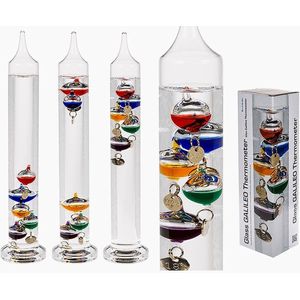 Galileothermometer glas 28cm