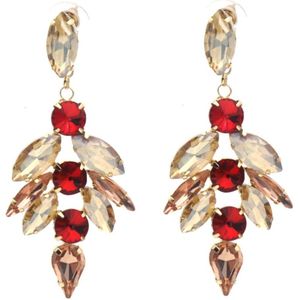 Oorbellen - oorstekers – 6cm - goudkleurig - sieraad - accessoire - cadeau - geschenk - chique - feest – feestdagen