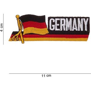 Embleem stof Wapperende vlag Duitsland