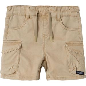 Name it bermuda jongens - beige - NMMben - maat 80