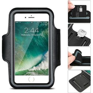 Hardloop Telefoonhouder Armband | Speciaal voor Samsung Galaxy A50 | Zwart