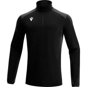 Macron Iolite Ziptop Heren - Zwart / Antraciet | Maat: XL