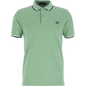 Fred Perry - Polo Groen E36 - Slim-fit - Heren Poloshirt Maat S