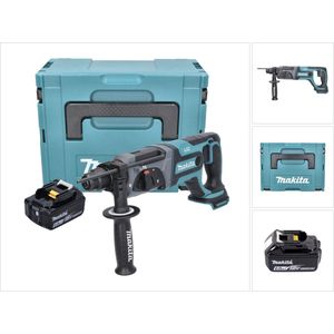 Makita DHR 241 G1J accu boormachine 18 V 2.0 J SDS plus + 1x oplaadbare accu 6.0 Ah + Makpac - zonder oplader