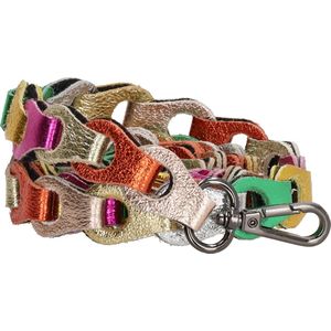 Charm London Anna Schouderband - Multi - 100% Leer