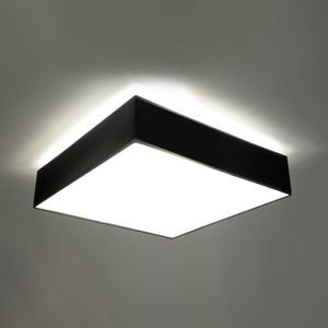 Plafondlamp HORUS - Vierkant - D.45 cm - Zwart