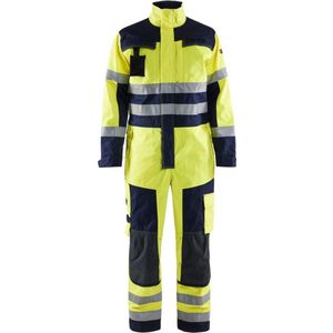 Blaklader Multinorm overall 6378-1514 - High Vis Geel/Marineblauw - C56