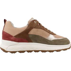 Geox Spherica Camel-Roze Sneaker