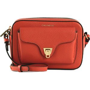 COCCINELLE Leren Schoudertas Beat Soft Crossbody Bag Gazpacho Oranje