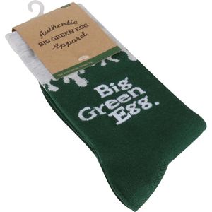 Big Green Egg Socks Flames Green-White Size 43-46