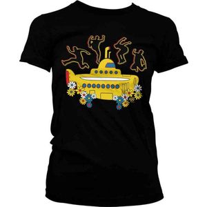 The Beatles Dames Tshirt -M- Yellow Submarine Zwart