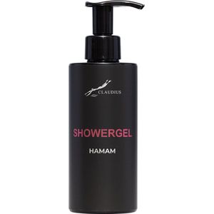 Showergel Hamam 300 ml - met pomp - zwarte fles - Douchgel
