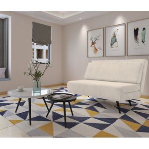 Mallory|Hemelbed 140 Crème Stof