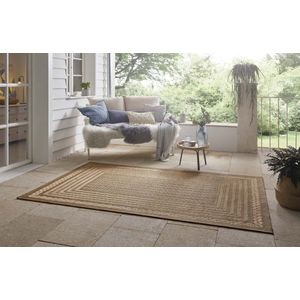 Jute buitenkleed ruiten Limonero - beige/bruin 160x230 cm