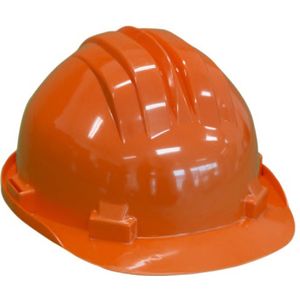 Bouwhelm - Oranje - Veiligheidshelm voor Volwassenen - incl. Verstelbaar binnenwerk