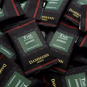 Dammann - Groene jasmijn thee proefpakket 10 verpakte cristal zakjes - composteerbare theebuiltjes