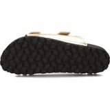 LINA LOCCHI 2 Gesp Slipper Met Studs Slippers - Dames - Goud - Maat 37