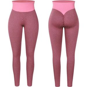 Sportlegging dames Small – legging dames meisje - Tiktok legging – Roze/pink